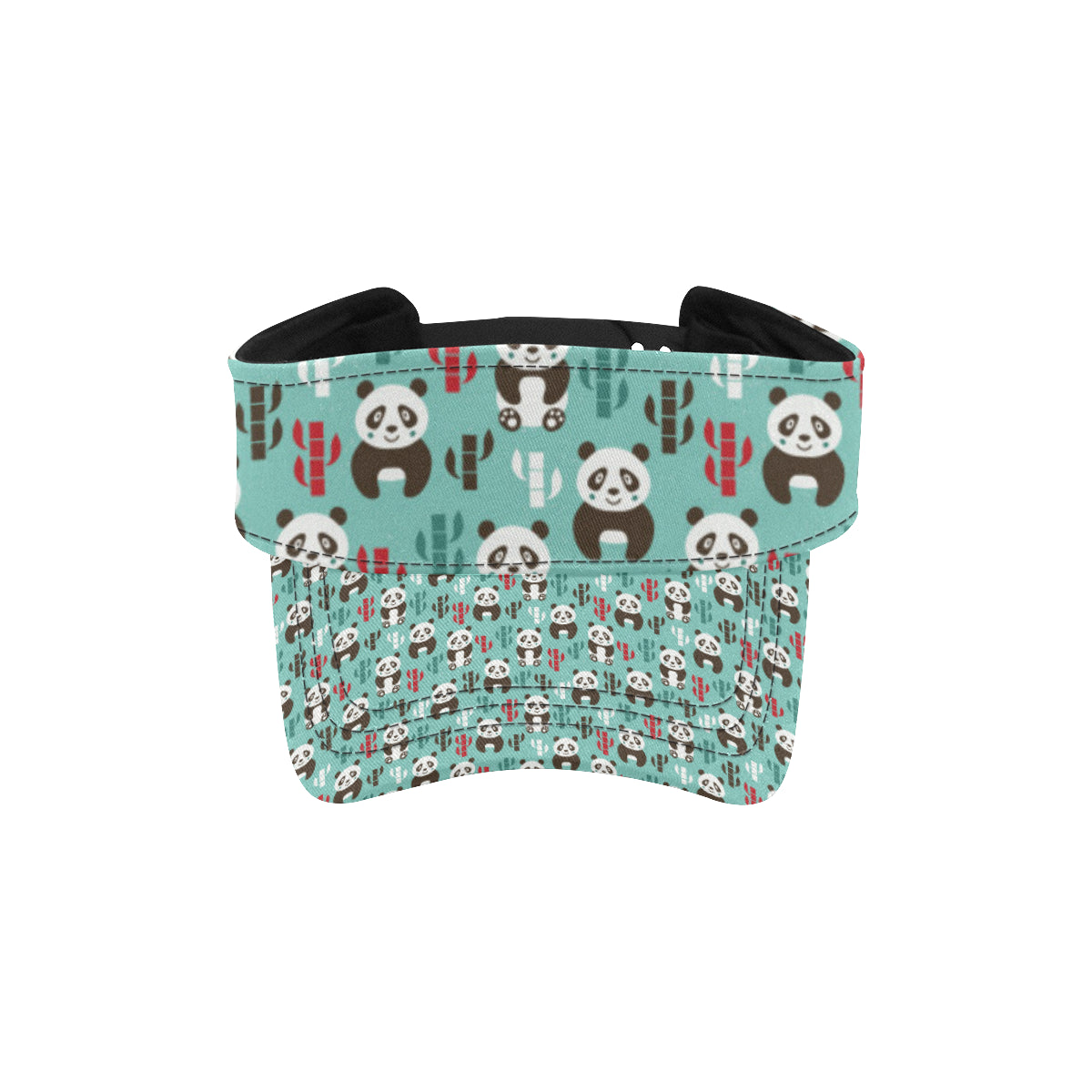 Panda Bear Cute Themed Print Unisex Sun Visor