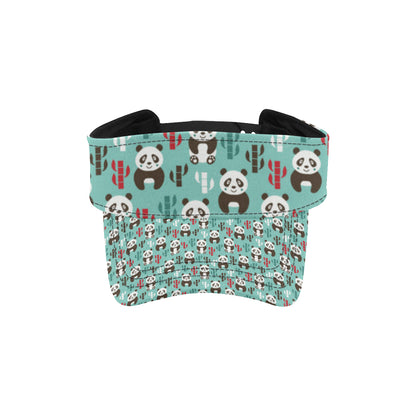 Panda Bear Cute Themed Print Unisex Sun Visor