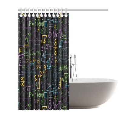 Math Pattern Print Design 03 Shower Curtain