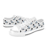 Scottish Terriers Print Design LKS3013 Women's White Low Top Shoes