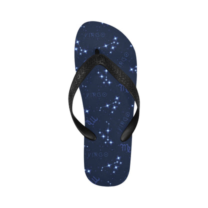Virgo Print Design LKS303 Flip Flops