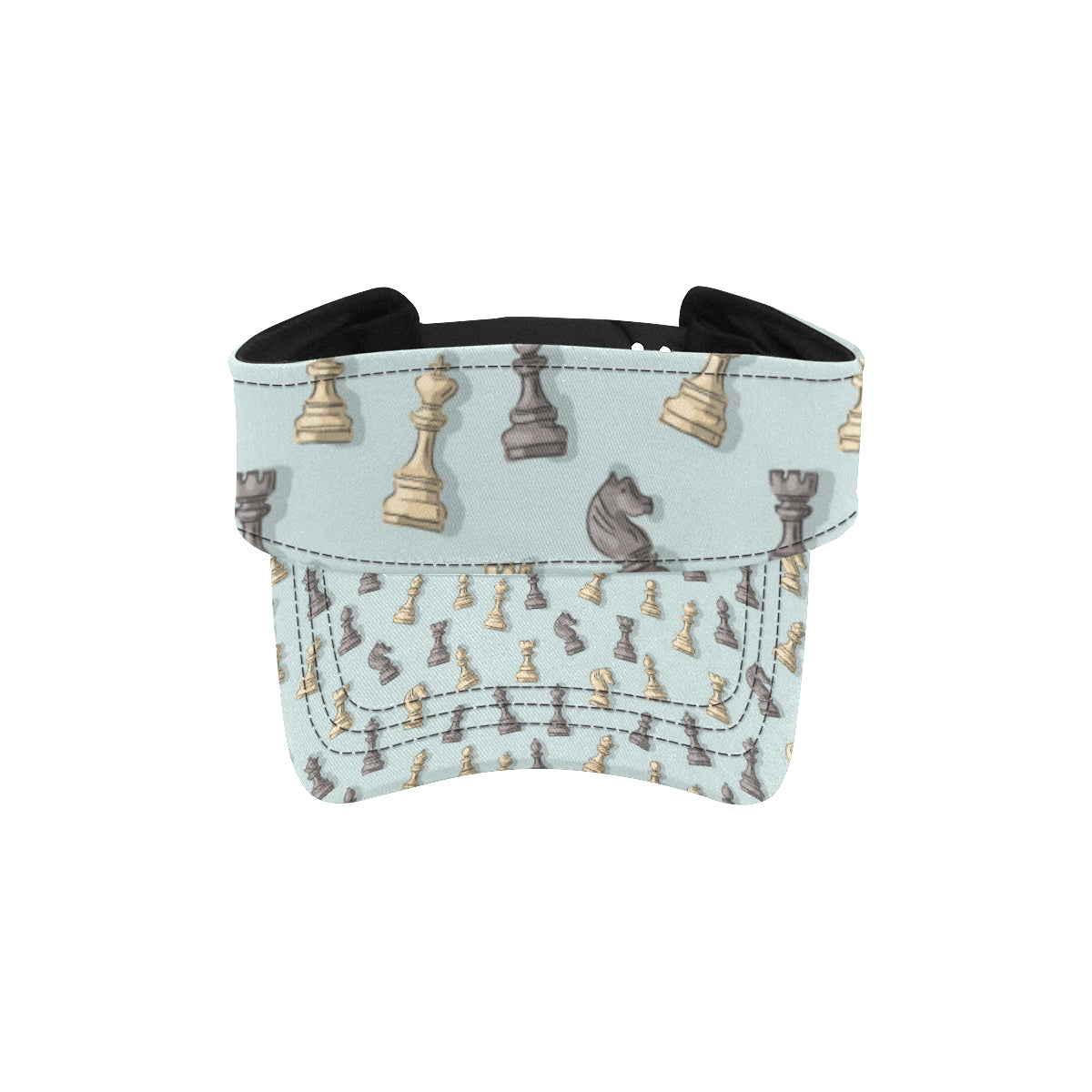 Chess Pattern Print Design 02 Unisex Sun Visor