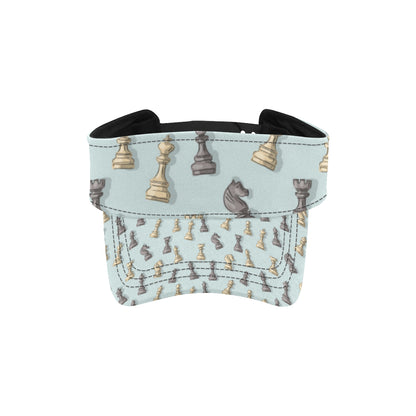 Chess Pattern Print Design 02 Unisex Sun Visor