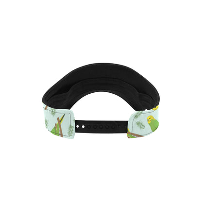 Budgerigar Pattern Print Design 04 Unisex Sun Visor