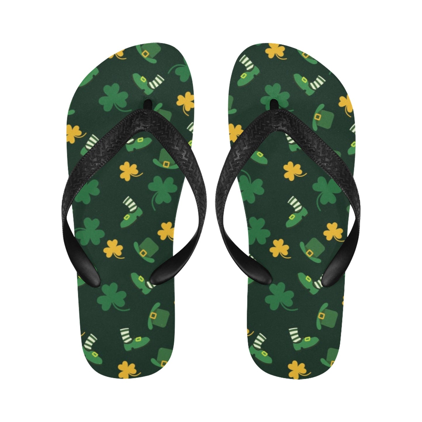 St Patricks Day Print Design LKS306 Flip Flops
