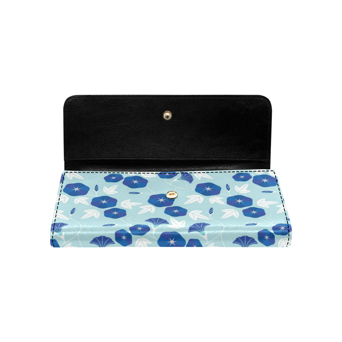 Morning Glory Pattern Print Design MG07 Women's Trifold Wallet