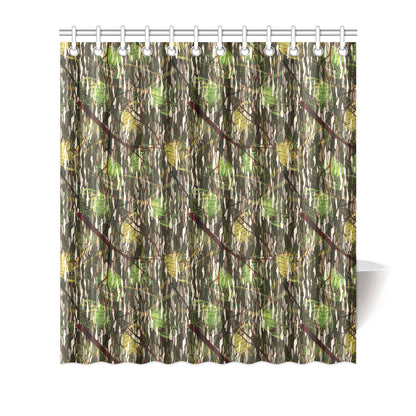 Camouflage Realtree Pattern Print Design 02 Shower Curtain