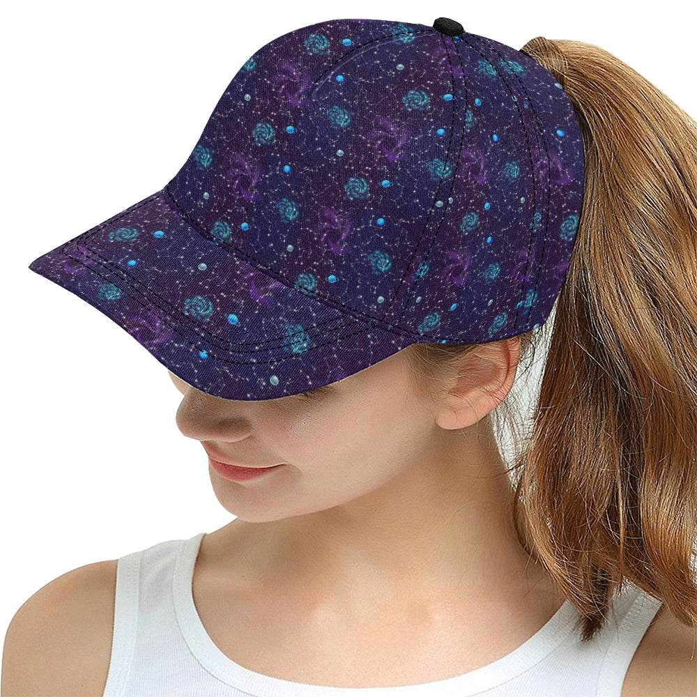 Zodiac Galaxy Design Print Snapback Cap