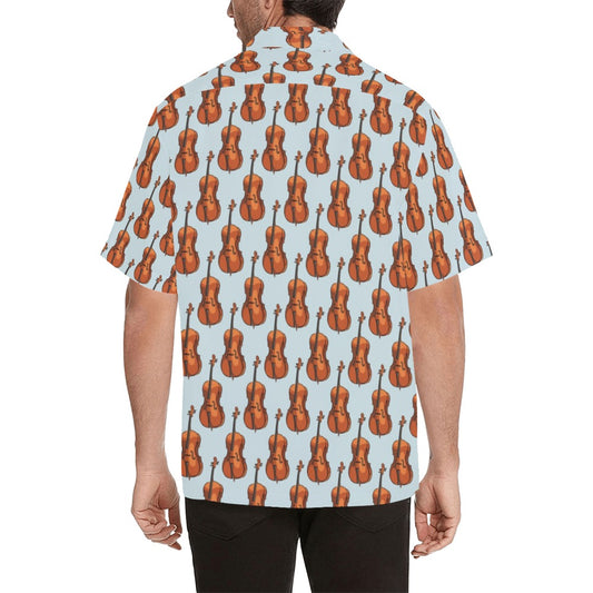 Violin Print Design LKS406 Men's Men's Hawaiian Shirt