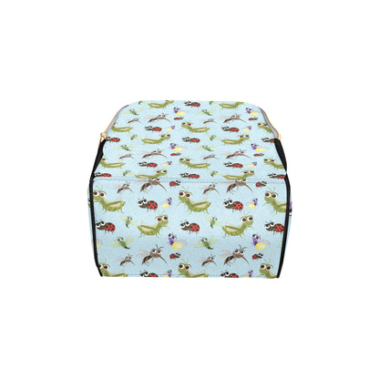 Ladybug Pattern Print Design 01 Diaper Bag Backpack