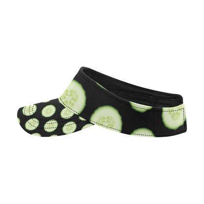 Cucumber Pattern Print Design CC02 Unisex Sun Visor