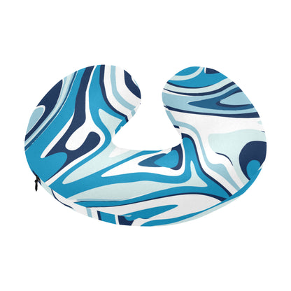 Liquid Pattern Print Design 05 U-Shaped Travel Neck Pillow