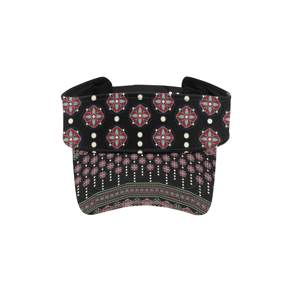 Ethnic Dot Style Print Pattern Unisex Sun Visor