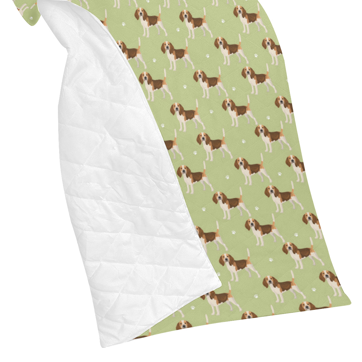 Beagle Pattern Print Design 07 Premium Quilt