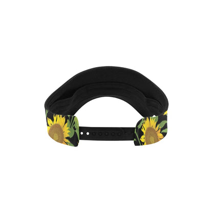 Sunflower Print Design LKS302 Unisex Sun Visor