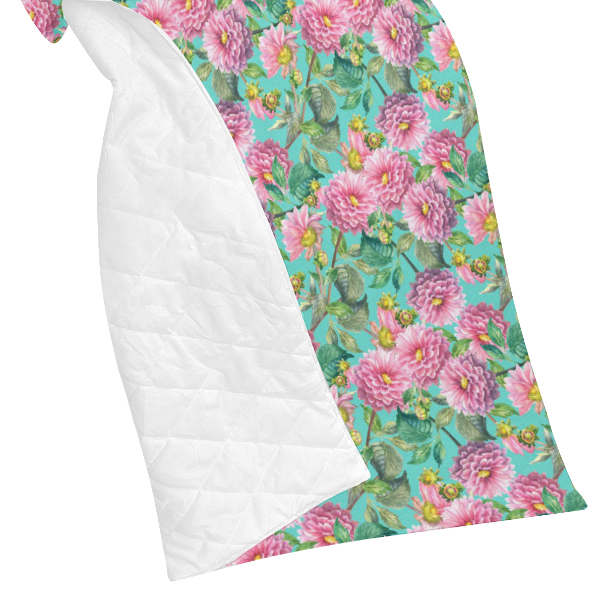 Dahlia Pattern Print Design DH07 Premium Quilt
