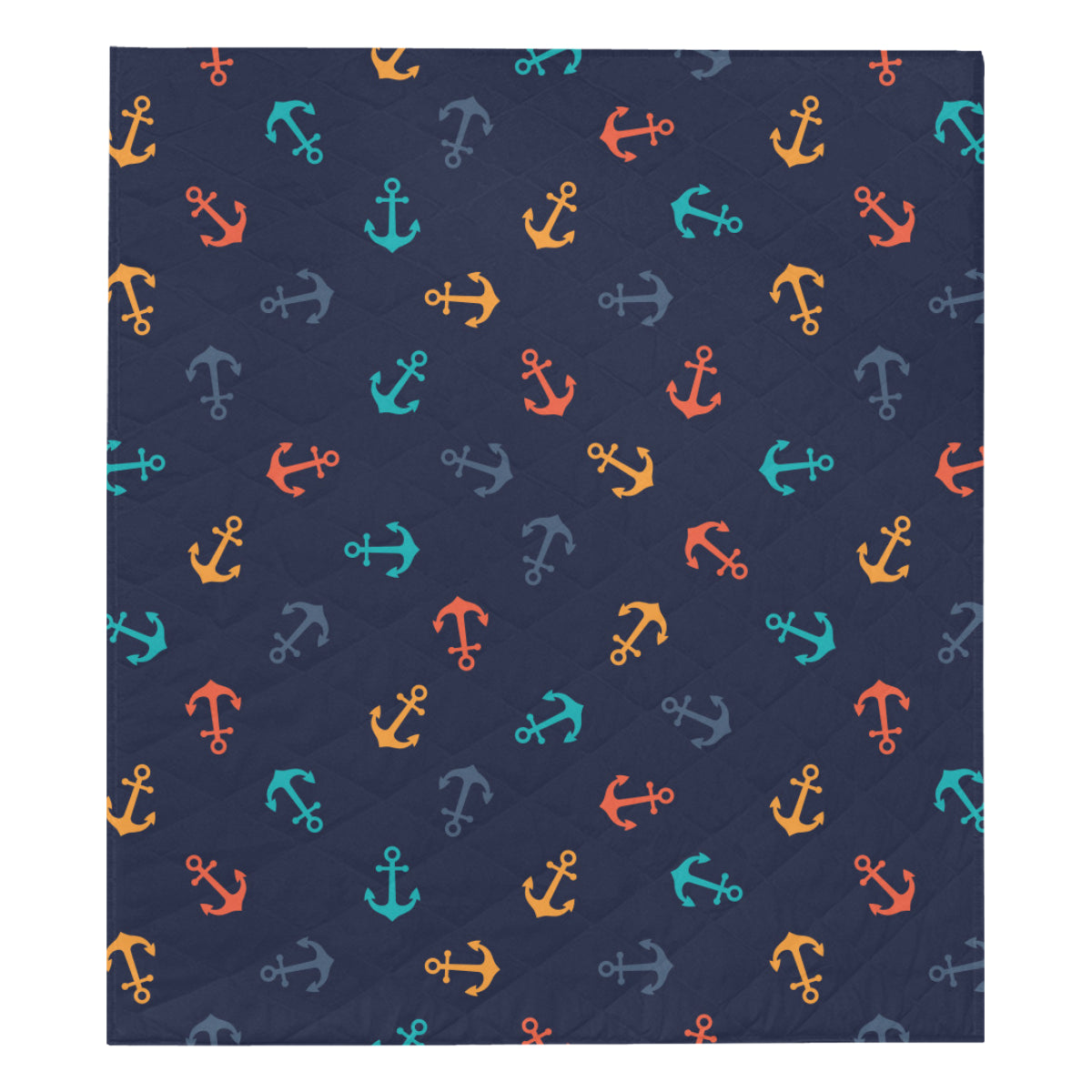 Anchor Pattern Print Design 05 Premium Quilt
