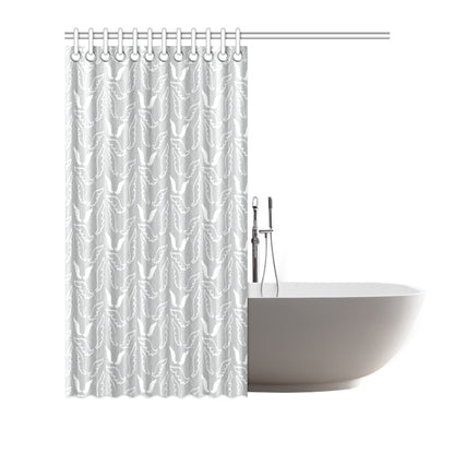 Angel Wings Pattern Print Design 01 Shower Curtain