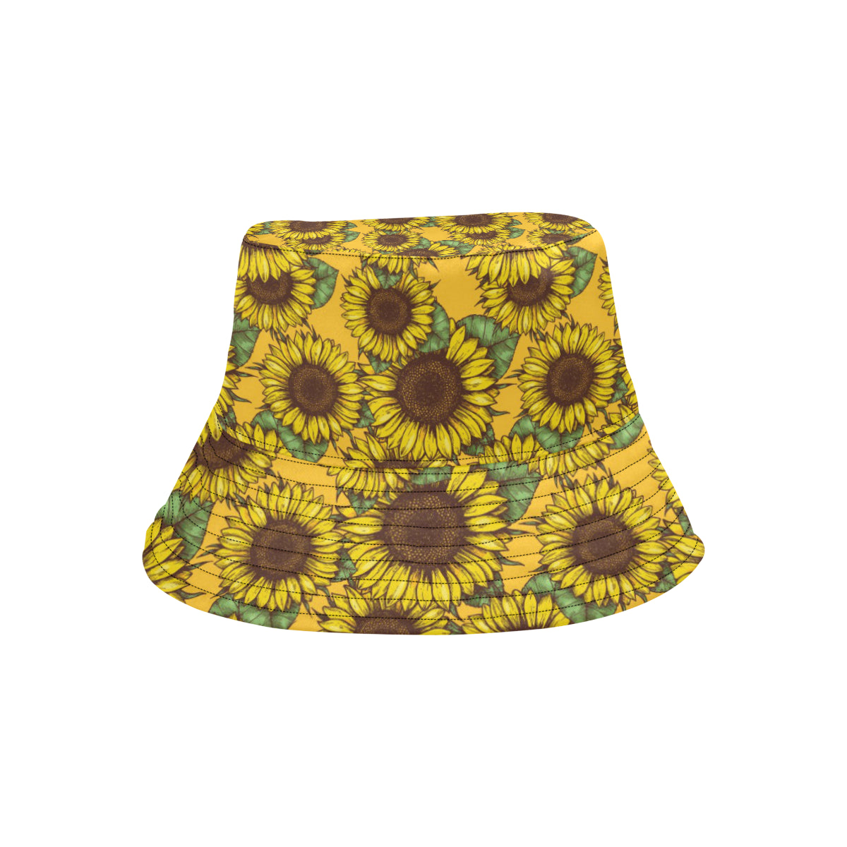 Sunflower Pattern Print Design SF04 Unisex Bucket Hat