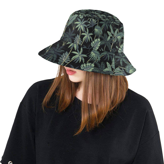 Rainforest Pattern Print Design RF02 Unisex Bucket Hat
