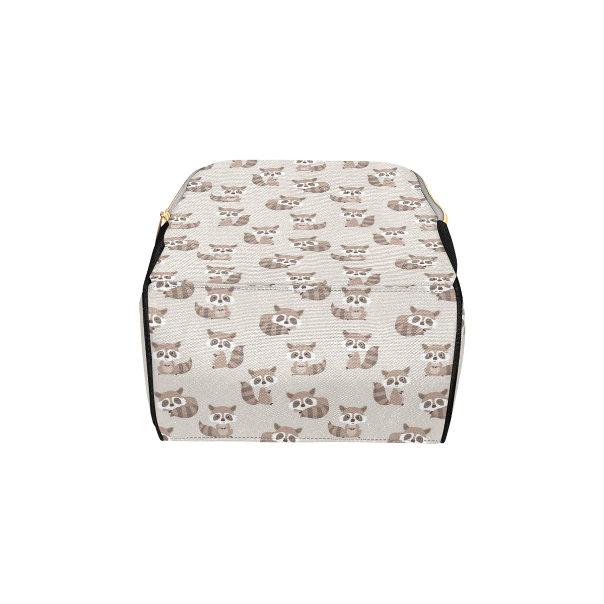 Raccoon Pattern Print Design A05 Diaper Bag Backpack