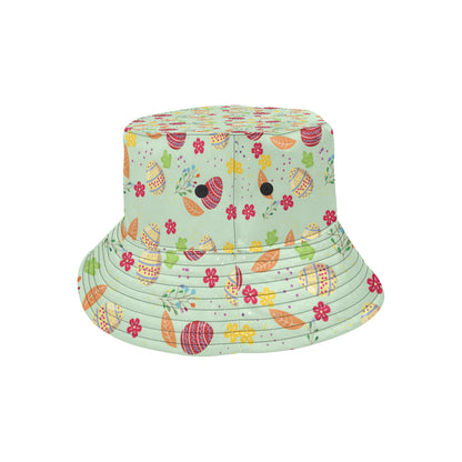 Easter Eggs Pattern Print Design RB07 Unisex Bucket Hat
