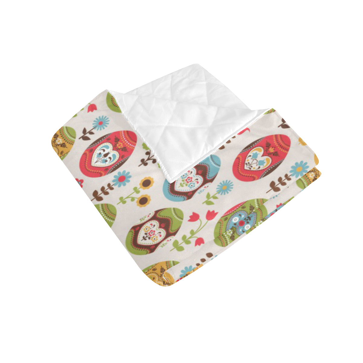 Easter Eggs Pattern Print Design RB011 Premium Quilt