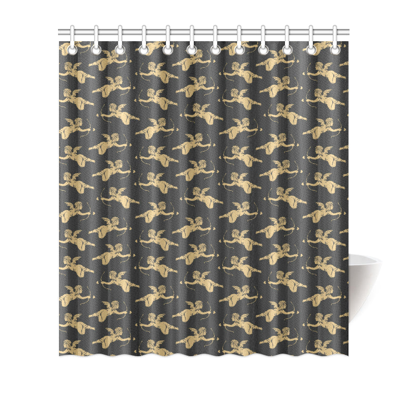 Cupid Pattern Print Design 02 Shower Curtain