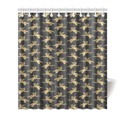 Cupid Pattern Print Design 02 Shower Curtain
