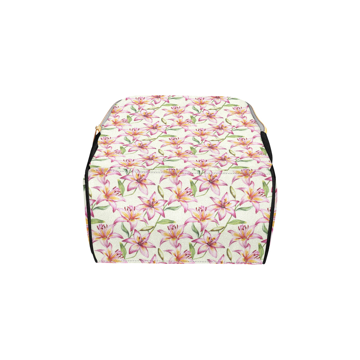 Lily Pattern Print Design LY011 Diaper Bag Backpack