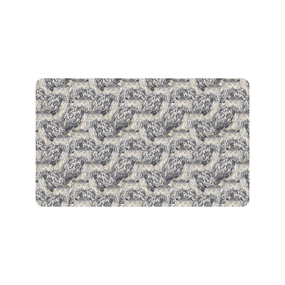 Owl Realistic Themed Design Print Rubber Doormat