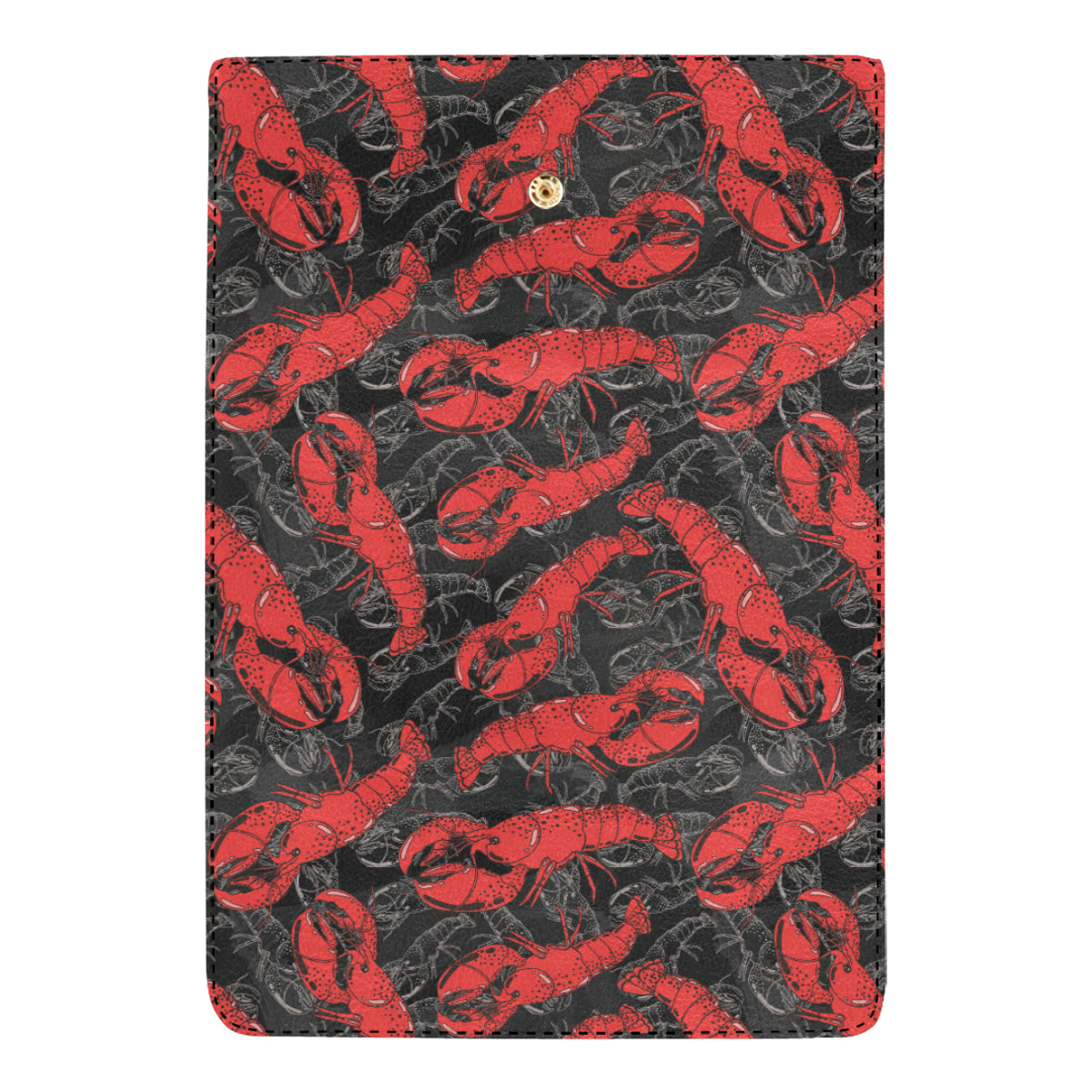 Lobster Pattern Print Design 04 Women's Trifold Wallet