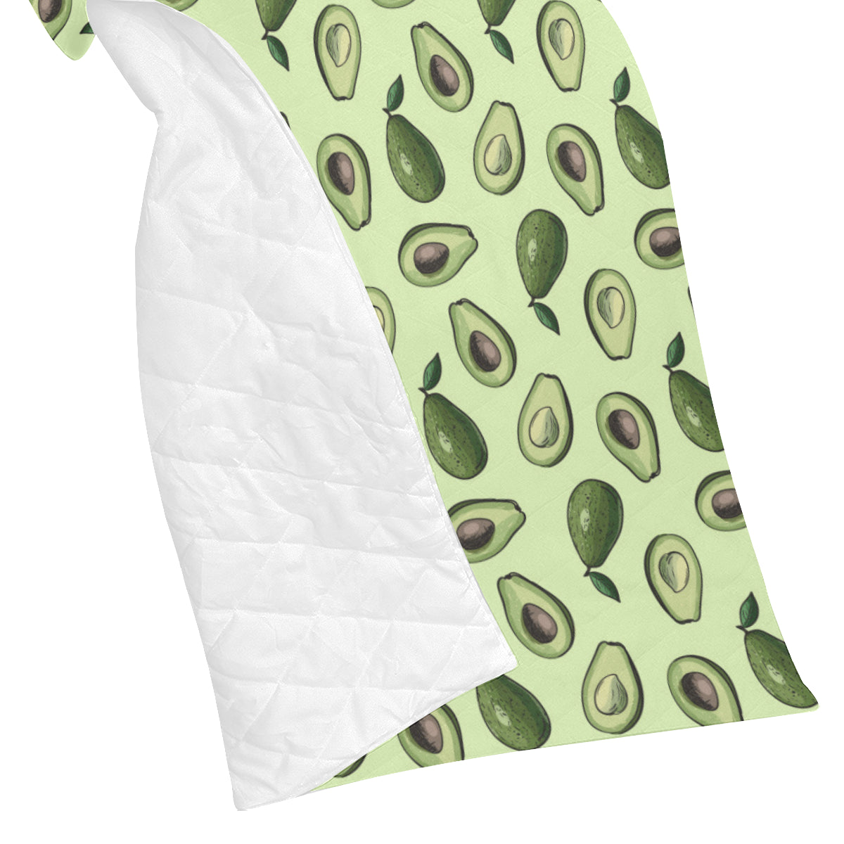 Avocado Pattern Print Design 02 Premium Quilt