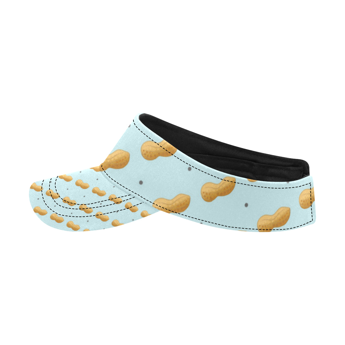 Peanut Pattern Print Design A03 Unisex Sun Visor