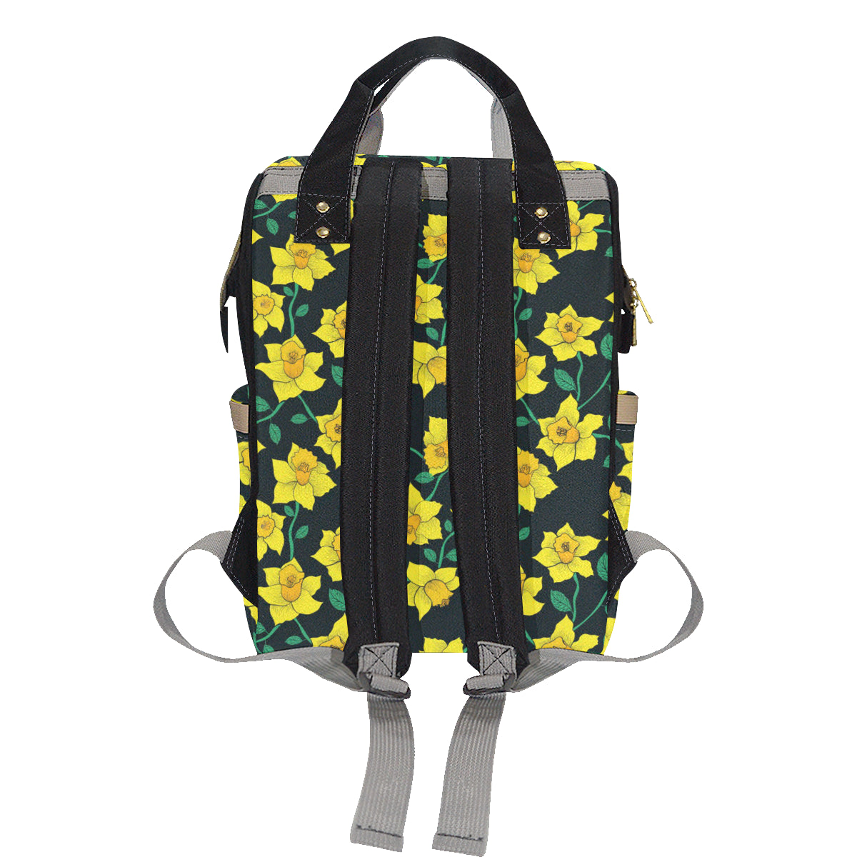 Daffodils Pattern Print Design DF03 Diaper Bag Backpack