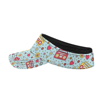 Hippie Print Design LKS307 Unisex Sun Visor