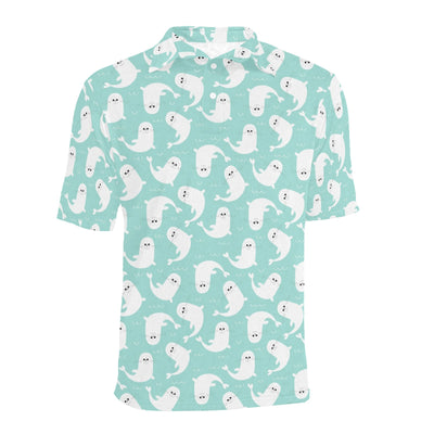 Sea Lion Print Design LKS401 Men Polo Shirt