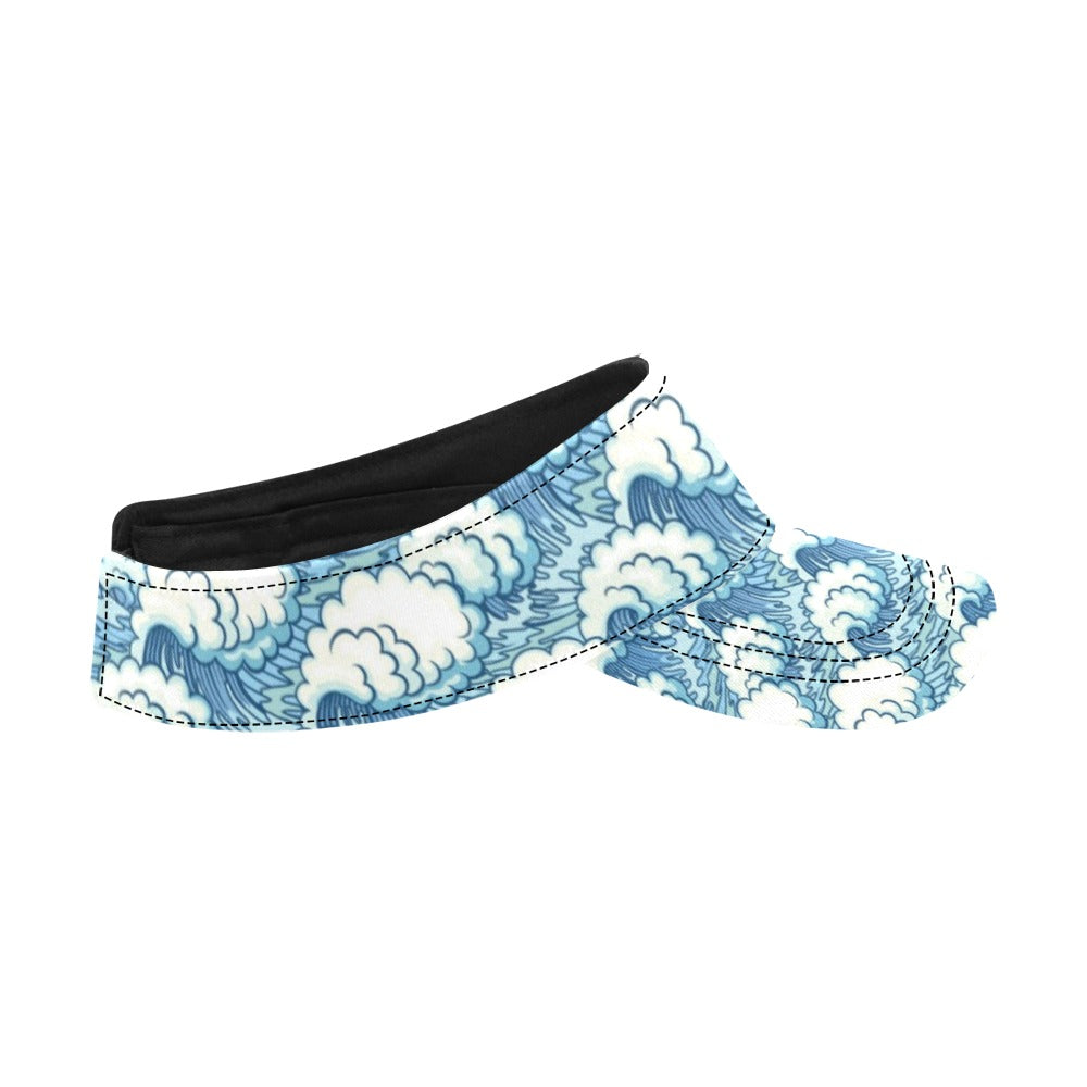 Wave Japan Style Print Design LKS304 Unisex Sun Visor