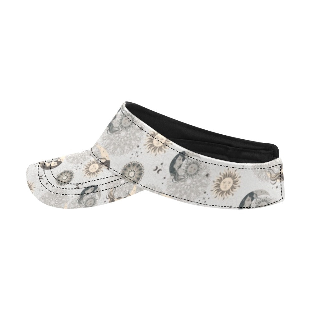 Sun Moon Print Design LKS302 Unisex Sun Visor