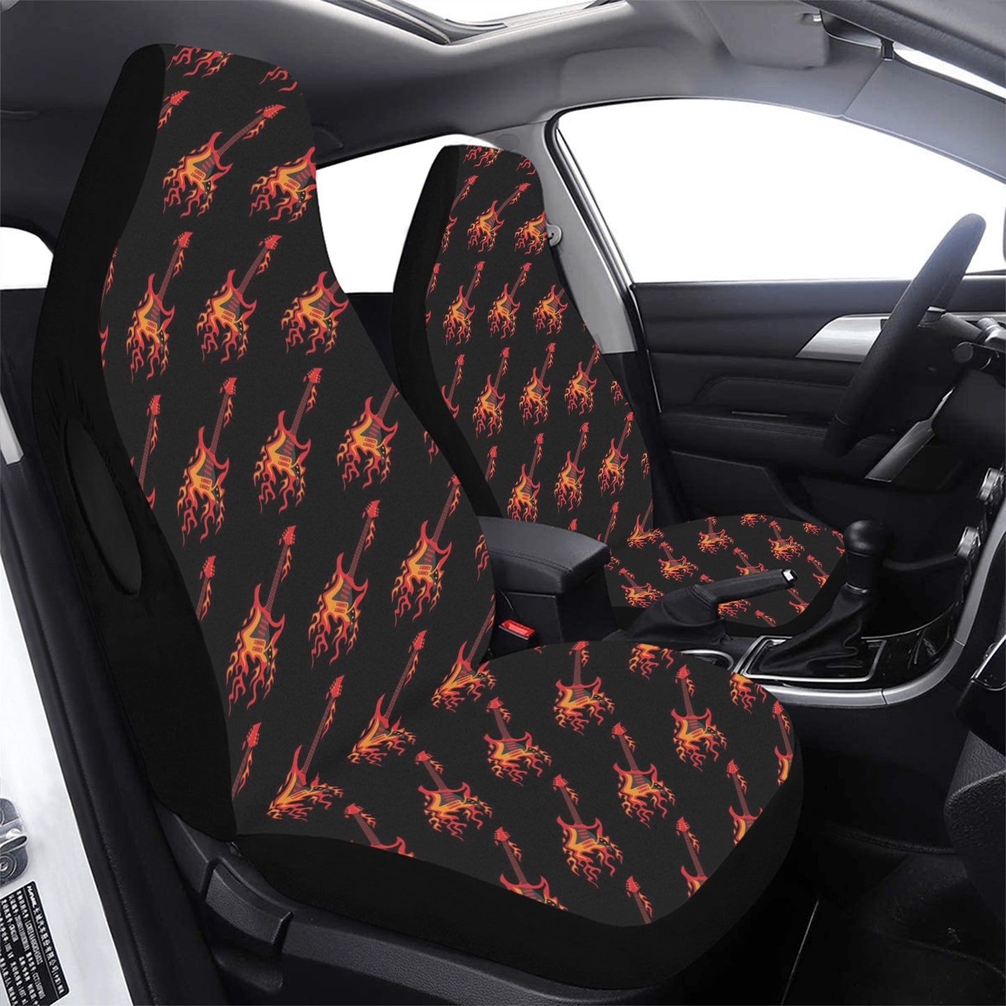 Electric Guitar Print Design LKS406 Car Seat Covers