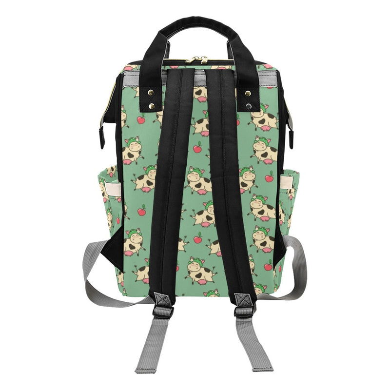 Cattle Print Design LKS402 Diaper Bag Backpack