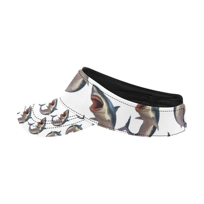 Great White Shark Pattern Print Design 03 Unisex Sun Visor