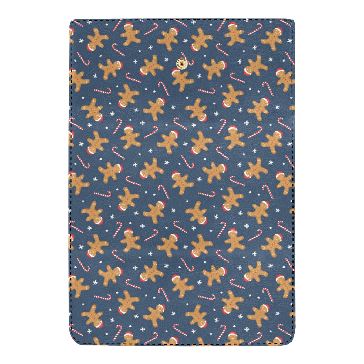 Gingerbread Pattern Print Design 01 Women's Trifold Wallet