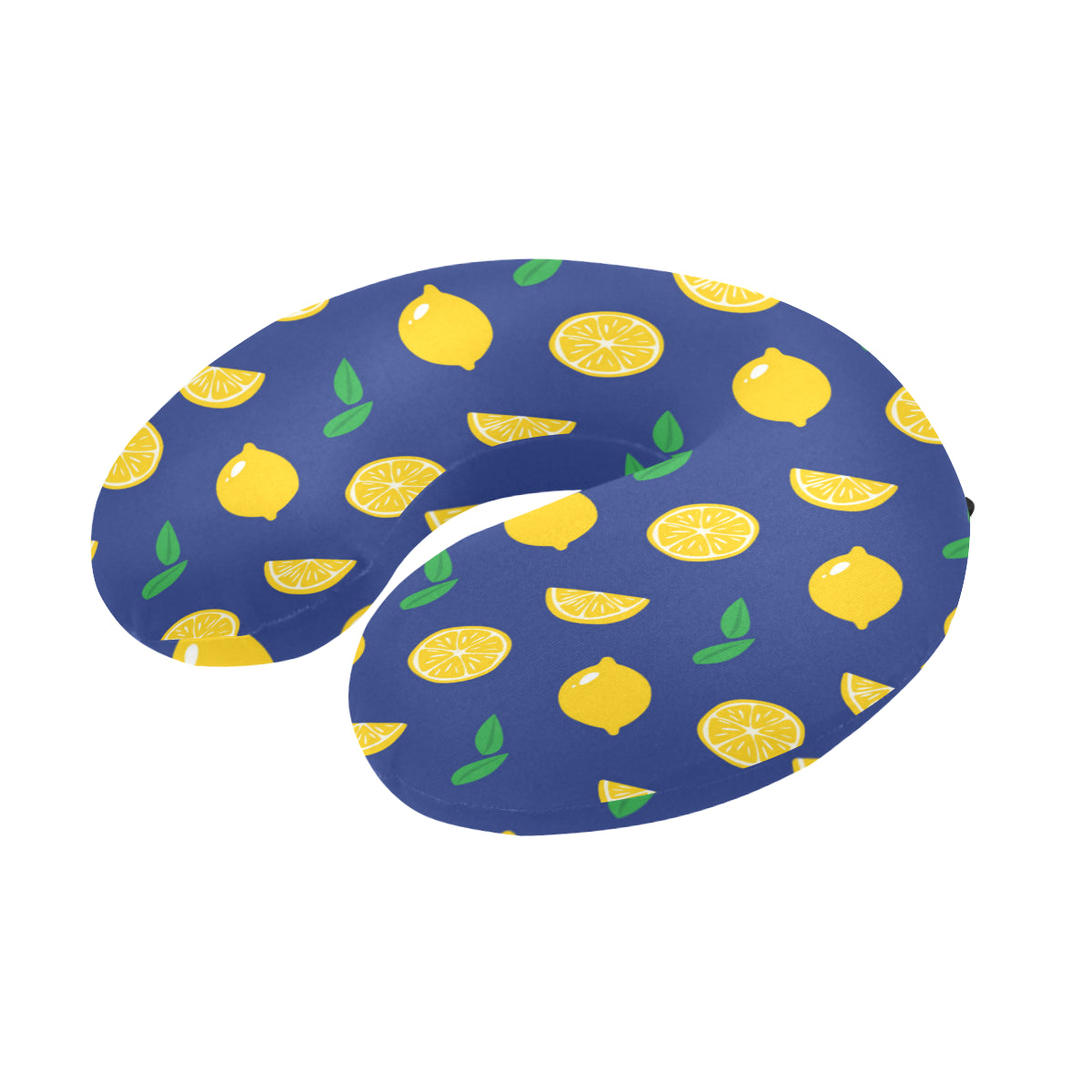 Citrus  Pattern Print Design 02 U-Shaped Travel Neck Pillow