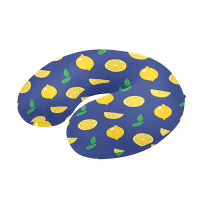 Citrus  Pattern Print Design 02 U-Shaped Travel Neck Pillow
