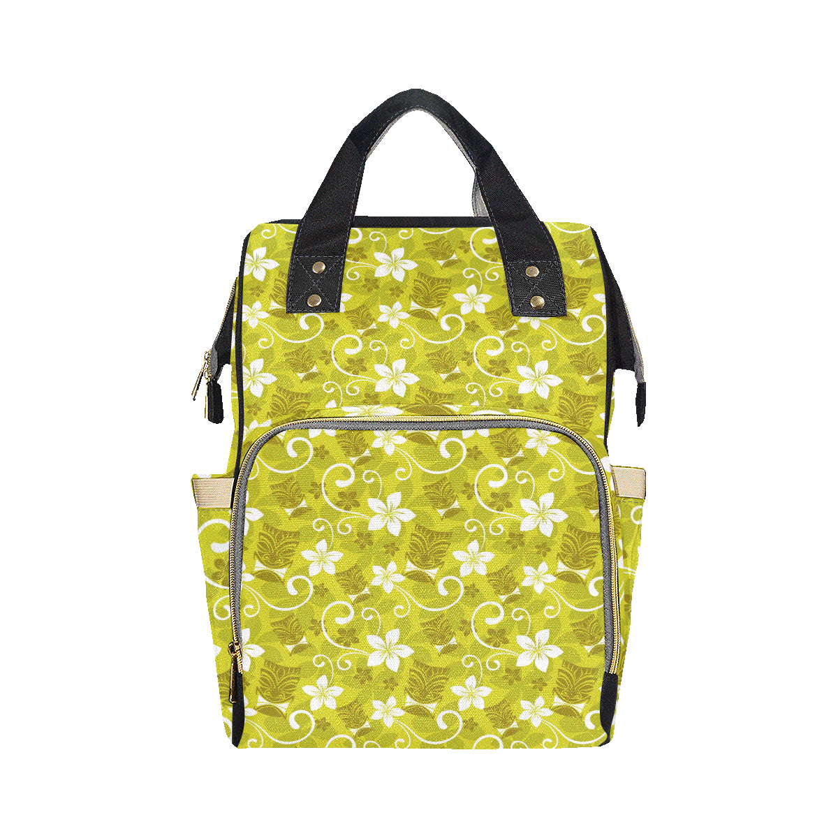 Hawaiian Themed Pattern Print Design H019 Diaper Bag Backpack
