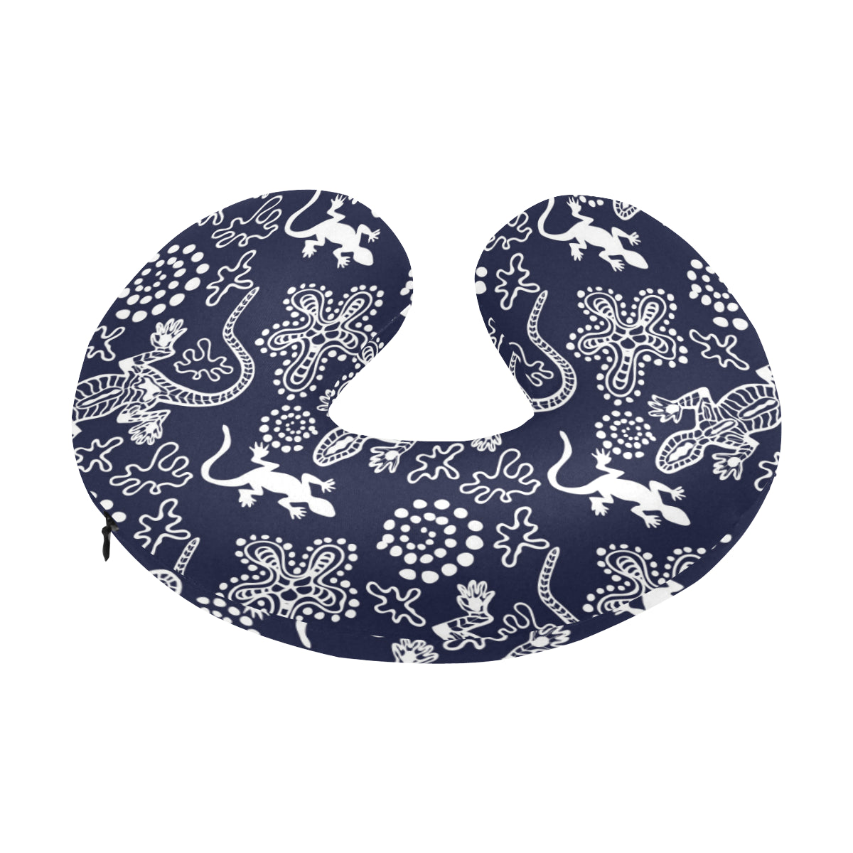 lizard Pattern Print Design 03 U-Shaped Travel Neck Pillow
