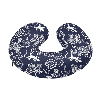 lizard Pattern Print Design 03 U-Shaped Travel Neck Pillow