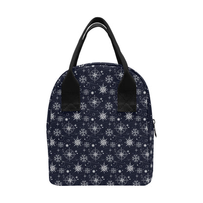 Nautical Sky Design Themed Print Insulated Lunch Bag