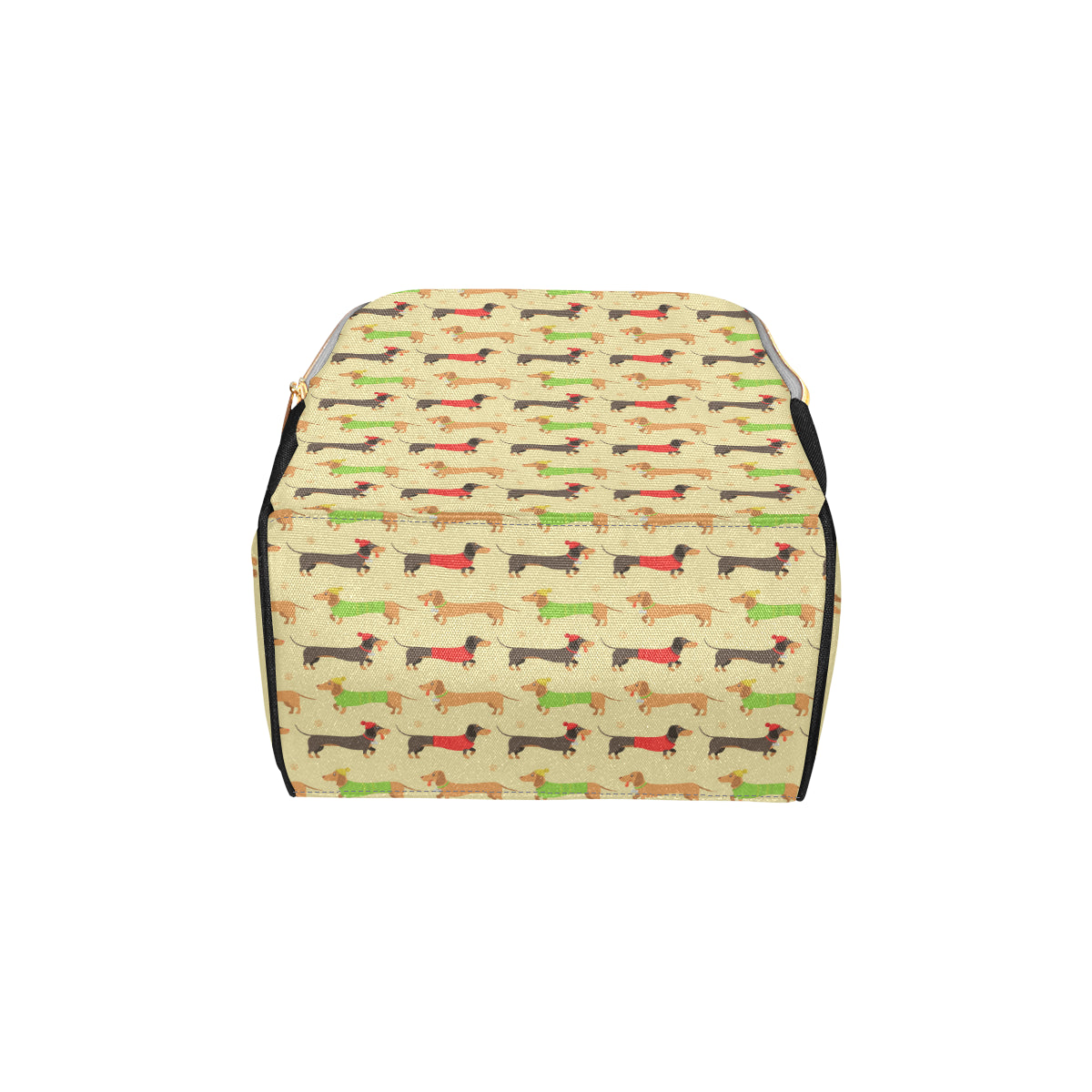 Dachshund Pattern Print Design 06 Diaper Bag Backpack